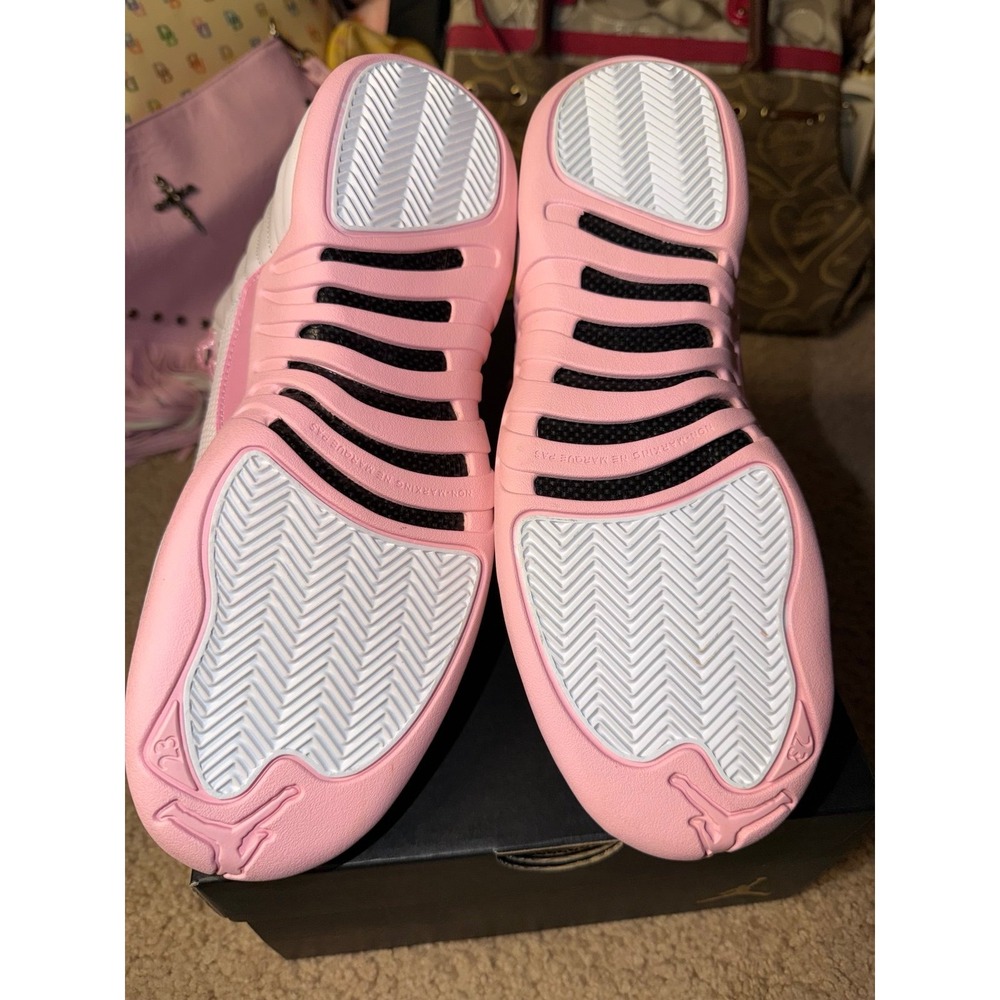Air Jordan 12 Retro GS 510815-600 Pink – Size 7Y (Women ~8.5) – DEADSTOCK - Picture 4 of 9